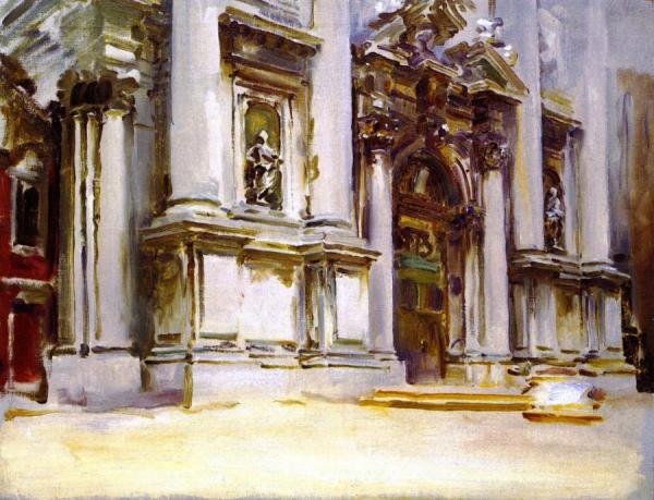 The Church Of San Stae, Venice by John Singer Sargent