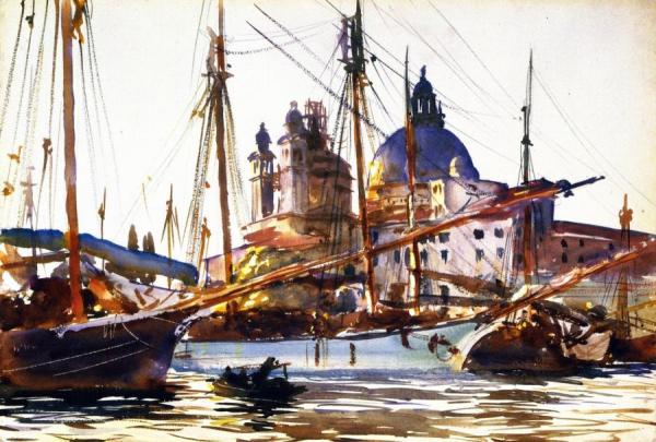 The Church Of Santa Maria Della Salute, Venice by John Singer Sargent