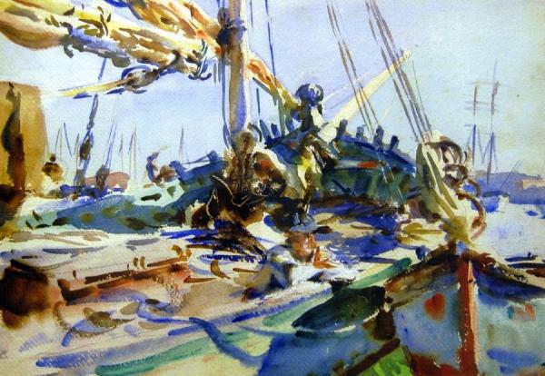 The Deck, Venice by John Singer Sargent