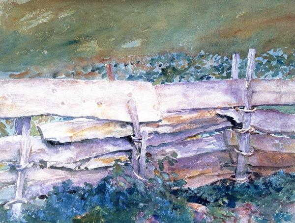 The Fence by John Singer Sargent