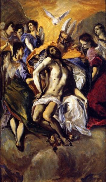 The Holy Trinity, After El Greco by John Singer Sargent Oil Painting Reproductions