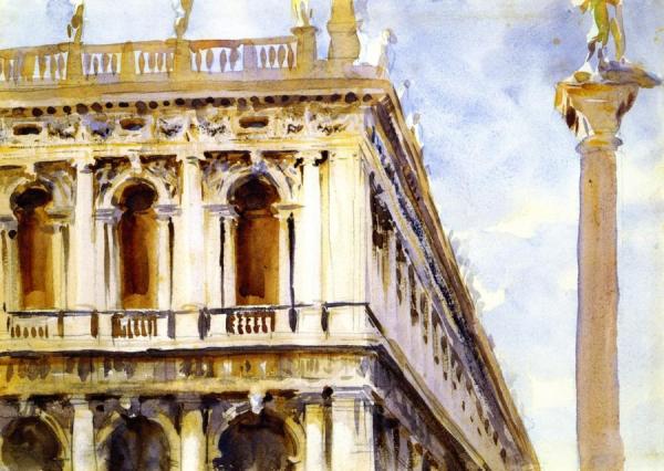 The Libreria, Venice by John Singer Sargent Oil Painting Reproductions
