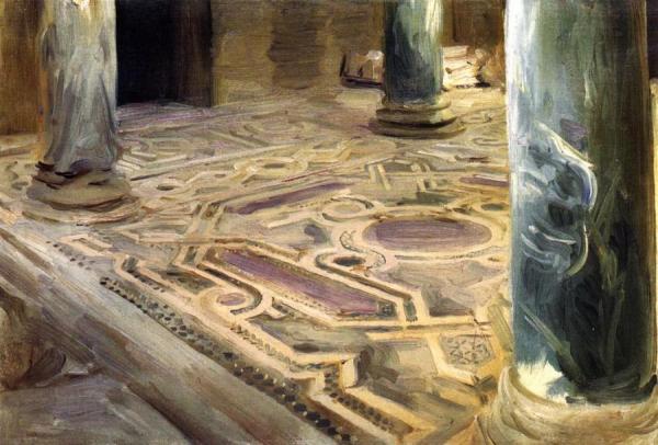 The Pavement Of San Cataldo, Palermo by John Singer Sargent Oil Painting Reproductions