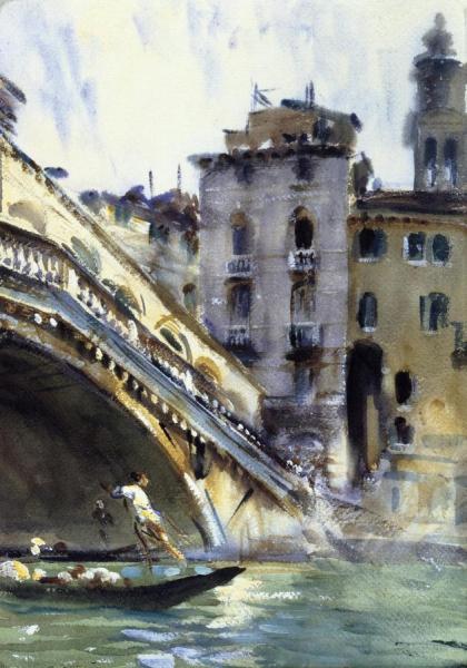 The Rialto: Venice by John Singer Sargent