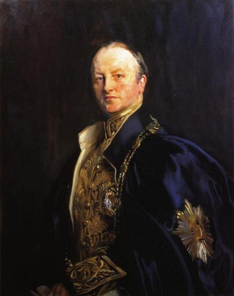 The Right Honourable Earl Curzon Of Kedleston (george Nathanial Curzon) by John Singer Sargent