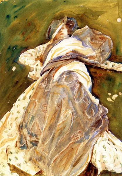 Woman Reclining by John Singer Sargent