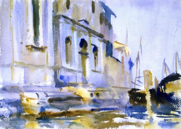 Zattere, Spirito Santo And Scuola by John Singer Sargent