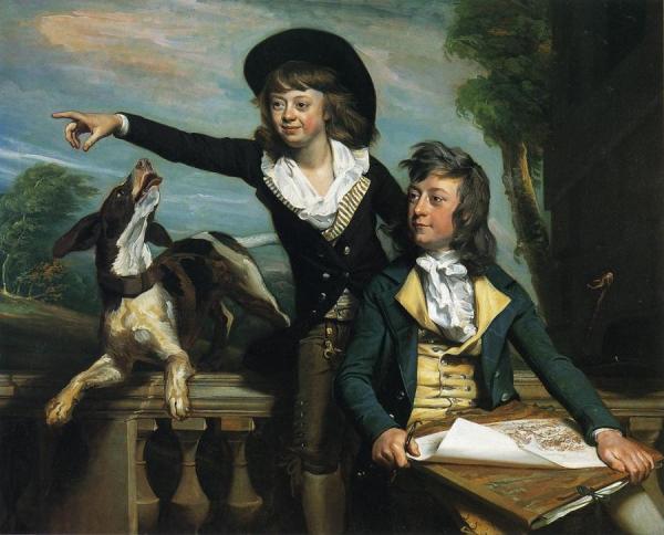Charles Callis Western And His Brother Shirley Western) by John Singleton Copley
