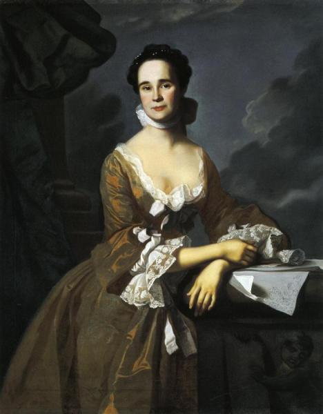 Mrs. Daniel Hubbard (mary Greene) by John Singleton Copley