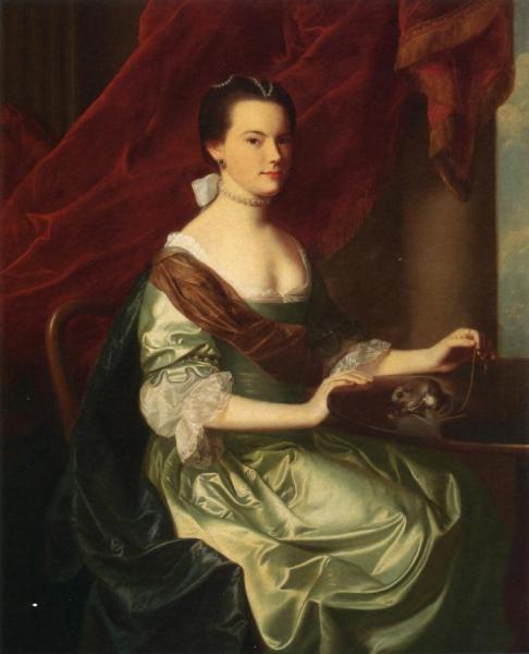 Mrs. Theodore Atkinson, Jr (francis Deering Wentworth) by John Singleton Copley