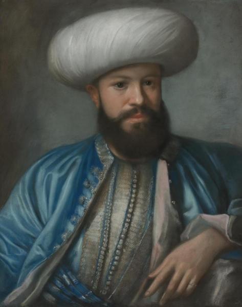 Portrait Of A Man In Turkish Costume by John Singleton Copley