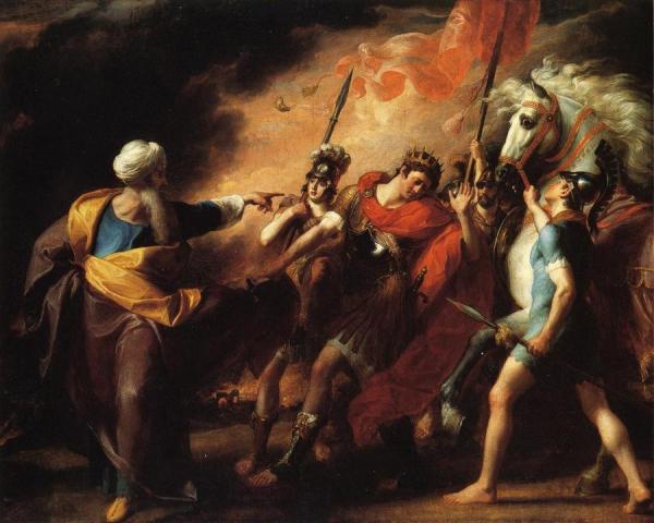 Saul Reproved By Samuel For Not Obeying The Commandments Of The Lord by John Singleton Copley