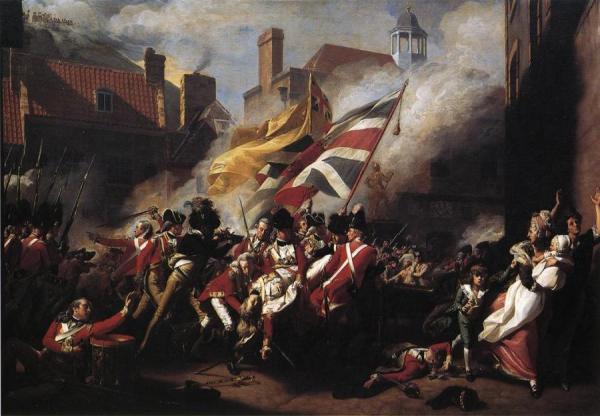 The Death Of Major Pierson by John Singleton Copley