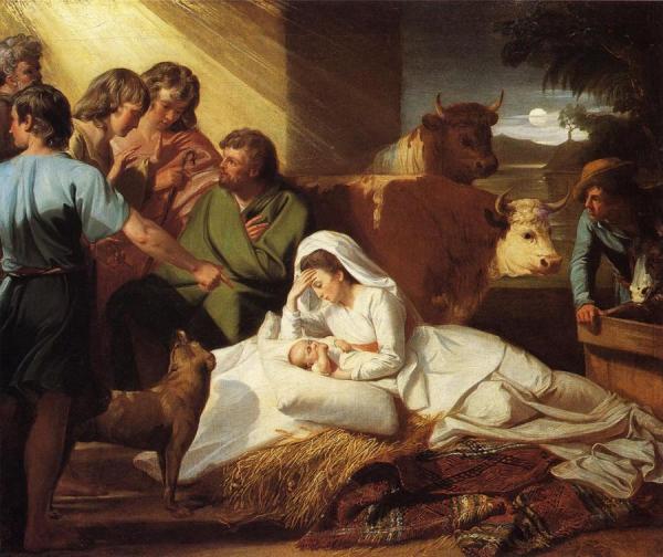 The Nativity by John Singleton Copley Oil Painting Reproductions