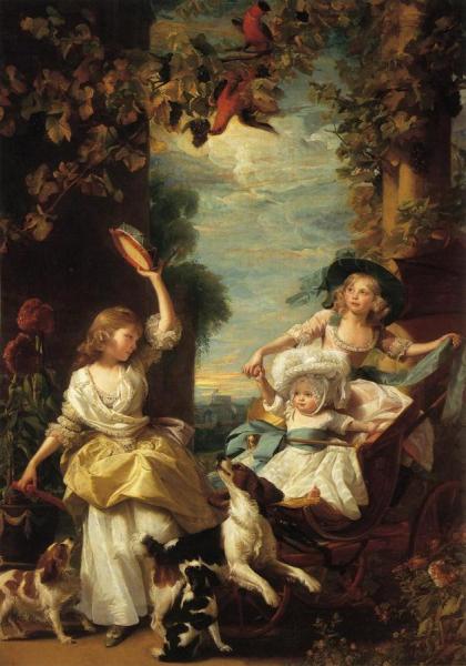 The Three Youngest Daughters Of George Iii by John Singleton Copley