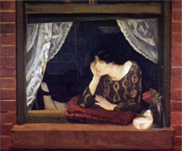 A Window On The Street by John Sloan