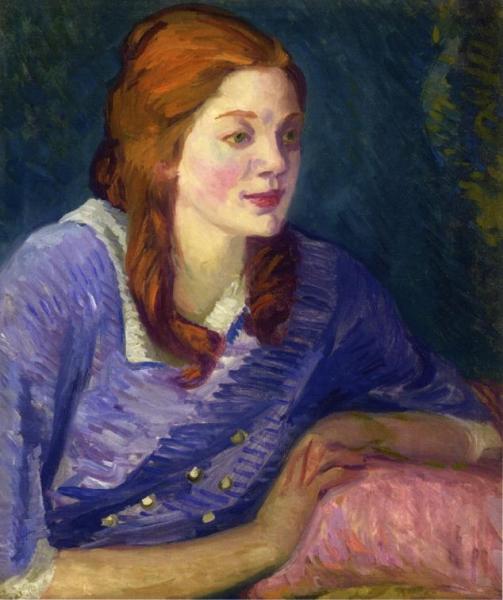 Carol With Red Curls by John Sloan