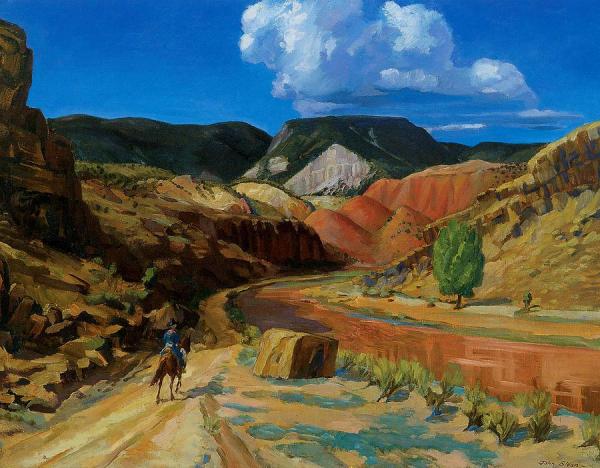 Chama Running Red by John Sloan