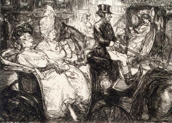 Fifth Avenue Critics by John Sloan