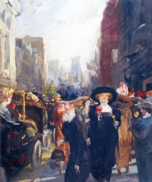 Fifth Avenue, New York by John Sloan