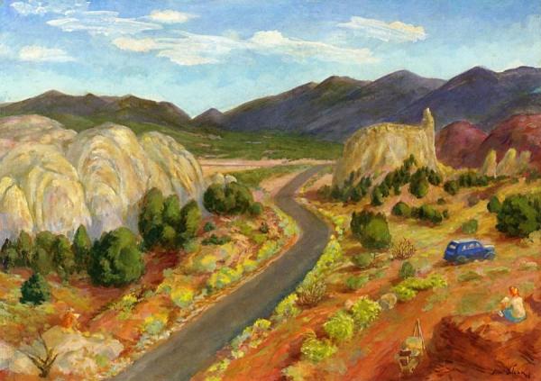 Gateway To Cerillos by John Sloan