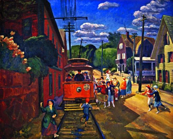 Gloucester Trolly by John Sloan Oil Painting Reproductions
