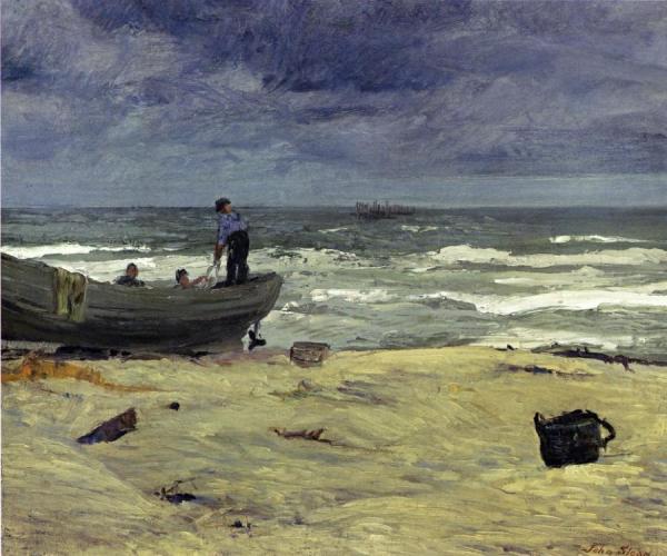 Gray Day, Jersey Coast by John Sloan