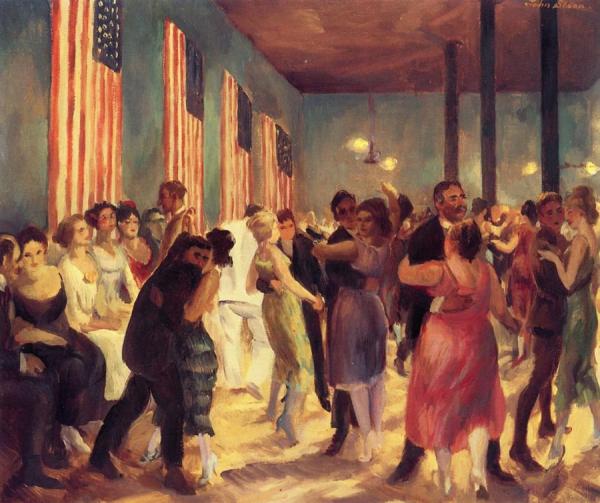 John Sloan Hotel Dance, Santa Fe