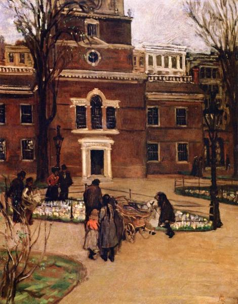 Independence Square, Philadelphia by John Sloan