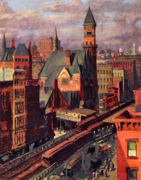 Jefferson Market by John Sloan