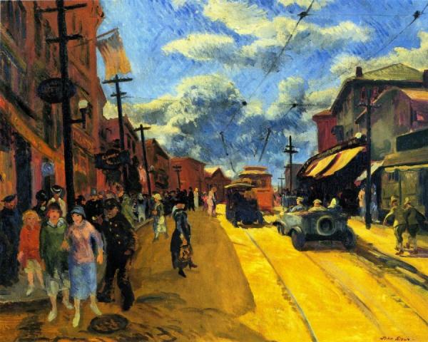 Main Street, Gloucester by John Sloan