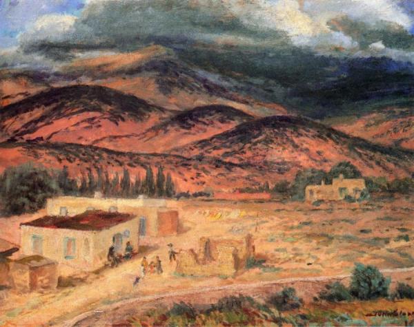 New Mexico Landscape by John Sloan Oil Painting Reproductions