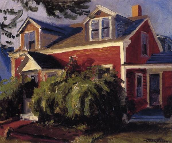 Our Red Cottage, Gloucester by John Sloan