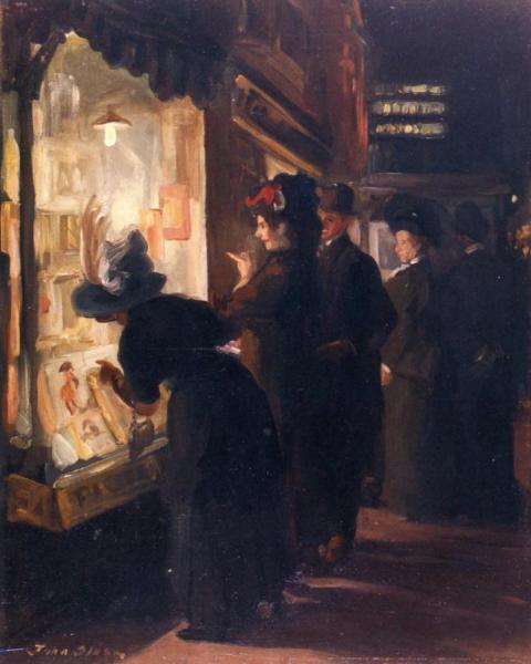 John Sloan Picture Shop Window