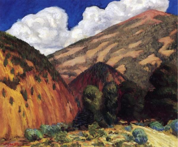 Santa Fe Canyon, Reservoir Site by John Sloan