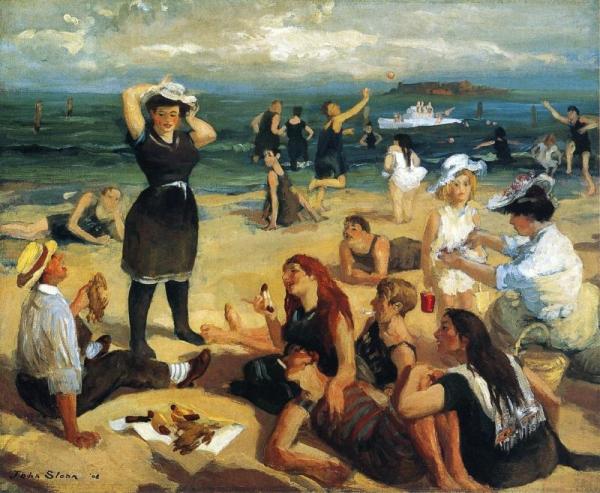 South Beach Bathers by John Sloan