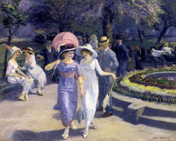 Sunday Afternoon In Union Square by John Sloan