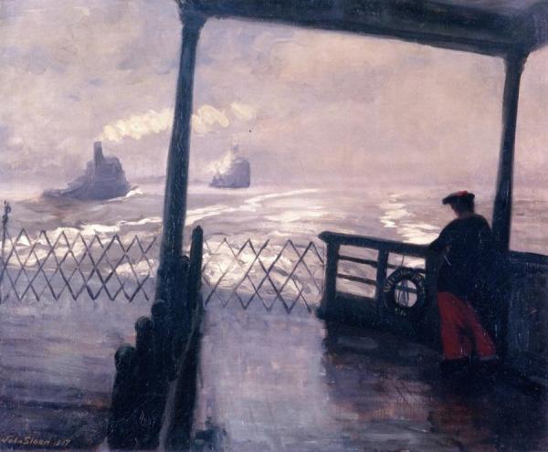 The Wake Of The Ferry No. 2 by John Sloan