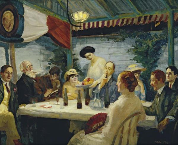 Yeats At Petitpas' by John Sloan