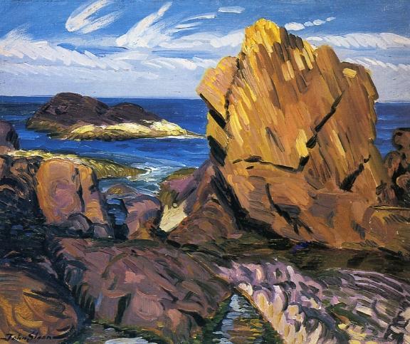 Yellow Rock, Gloucester by John Sloan