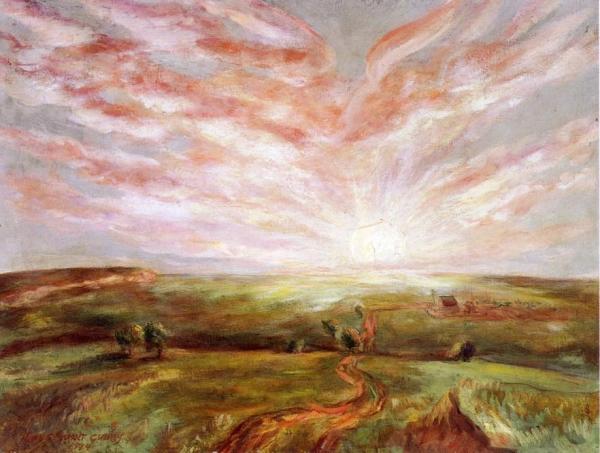Sunrise, Kansas by John Steuart Curry