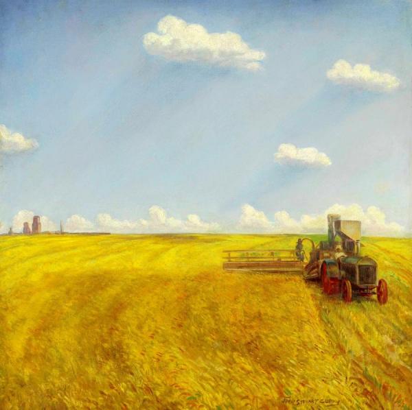 Threshing by John Steuart Curry