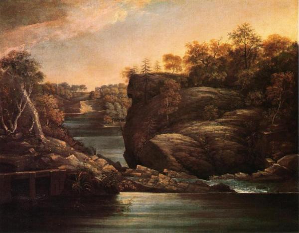 Norwich Falls by John Trumbull Oil Painting Reproductions