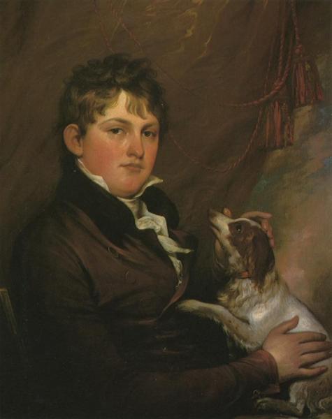 Portrait Of John M. Trumbull, The Artist's Nephew by John Trumbull Oil Painting Reproductions