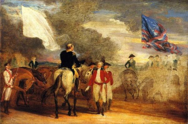 John Trumbull Study For Surrender Of Cornwallis At Yorktown
