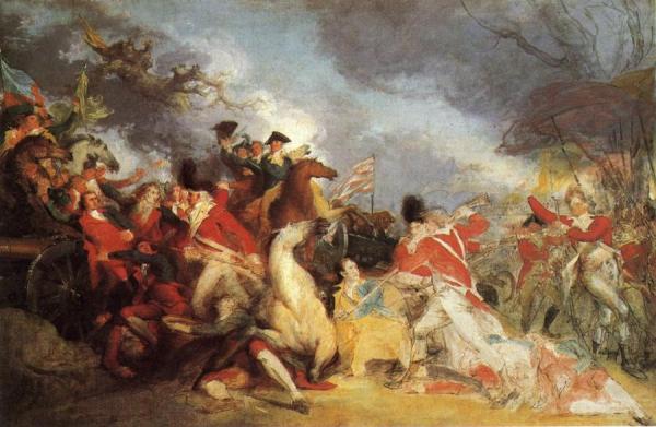 John Trumbull The Death Of General Mercer At The Battle Of Princeton (unfinished Version)
