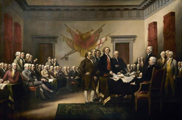The Declaration Of Independence by John Trumbull Oil Painting Reproductions