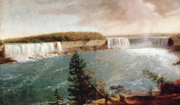 A Distant View Of The Falls Of Niagara by John Vanderlyn