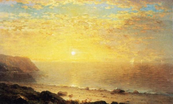 Shore Scene by John W. Casilear Oil Painting Reproductions