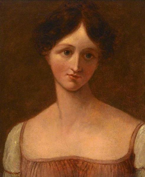 Portrait Of The Artist's Daughter, Elizabeth, Aged 18 by John White Abbott